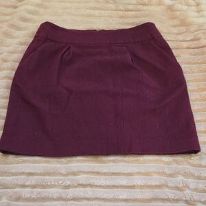 LOFT Dark Plum Skirt